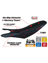 Load image into Gallery viewer, TPZ Italia comfort foam seat cover for Ducati Hypermotard 698 Mono 2024 — Euro Motards — view 2