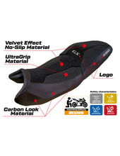 Load image into Gallery viewer, TPZ Italia velvet ultra-grip seat cover for BMW R1300GS Touring 2023-2024 — Euro Motards — view 4
