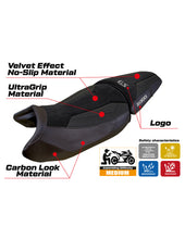 Load image into Gallery viewer, TPZ Italia velvet ultra-grip seat cover for BMW R1300GS STD 2023-2024 — Euro Motards — view 4