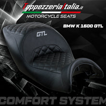 Load image into Gallery viewer, TPZ Italia Diamond comfort foam seat cover for BMW K1600GTL 2011-2020 — Euro Motards — view 3