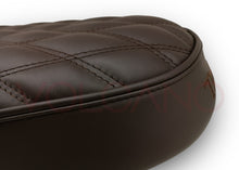 Load image into Gallery viewer, Triumph Bonneville 2001-2016 Volcano Italia Seat Cover Anti-Slip Diamond Brown