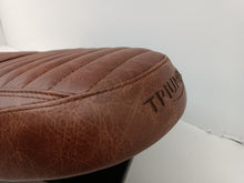 Load image into Gallery viewer, Triumph Scrambler 1200 2019-2024 Volcano Italia Seat Cover Anti-Slip Brown New