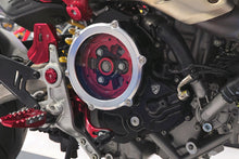 Load image into Gallery viewer, Ducati Hypermotard 698 Mono 2024-2025 CNC Racing Clear Clutch Cover Kit Bicolor