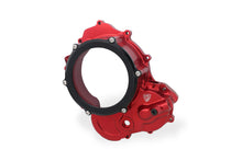 Load image into Gallery viewer, Ducati Hypermotard 698 Mono 2024-2025 CNC Racing Clear Clutch Cover Kit Bicolor