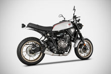 Load image into Gallery viewer, Zard short full system carbon end-cap racing for Yamaha XSR 700 2022-2023 — Euro Motards — view 3
