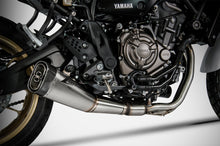 Load image into Gallery viewer, Zard short full system carbon end-cap racing for Yamaha XSR 700 2022-2023 — Euro Motards — view 4