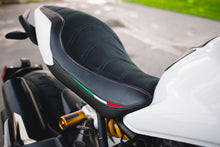 Load image into Gallery viewer, Luimoto diamond edition suede seat cover for Ducati Monster 821 1200 2014-2016 — Euro Motards