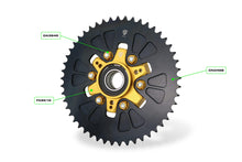 Load image into Gallery viewer, Ducati DesertX 937 2022-2023 CNC Racing Rear Sprocket+Flange+Nuts T49 P525 Gold