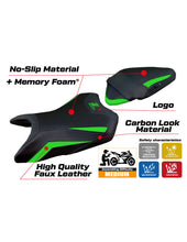 Load image into Gallery viewer, TPZ Italia Namur comfort foam seat cover for Kawasaki Z500 2024 — Euro Motards — view 2