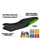 Load image into Gallery viewer, Kawasaki ER-6N ER-6F Ninja 650R 2005-2011 TPZ Italia London Comfort Seat Cover