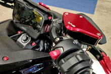 Load image into Gallery viewer, Ducati Diavel V4 2023-2024 CNC Racing Brake &amp; Clutch Fluid Tank Caps Red