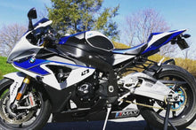 Load image into Gallery viewer, Luimoto suede rider seat cover HP4 design for BMW S1000RR HP4 2012-2014 — Euro Motards