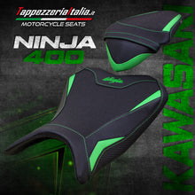Load image into Gallery viewer, TPZ Italia ultra-grip seat cover for Kawasaki Ninja 400 2018-2023 — Euro Motards