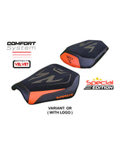 Load image into Gallery viewer, TPZ Italia Kalix velvet comfort seat cover for KTM 1390 Super Duke R 2024 — Euro Motards