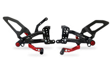 Load image into Gallery viewer, Ducati Streetfighter V4 /S CNC Racing Adjustable Rearsets Footrests Carbon Heels