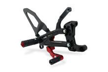 Load image into Gallery viewer, Ducati Streetfighter V4 /S CNC Racing Adjustable Rearsets Footrests Carbon Heels