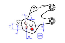 Load image into Gallery viewer, Ducati Streetfighter V2 2022-2023 CNC Racing Adjustable Rearsets Black New