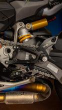 Load image into Gallery viewer, Ducati Panigale V4 V4S 2025 CNC Racing Rearsets Footrests Black New