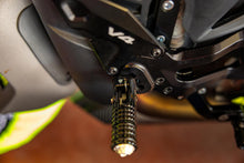 Load image into Gallery viewer, Ducati Panigale V4 V4S 2025 CNC Racing Rearsets Footrests Black New