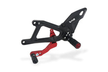 Load image into Gallery viewer, Ducati Panigale V4 V4S 2025 CNC Racing Rearsets Footrests Black/Red New