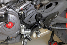 Load image into Gallery viewer, Ducati Monster 937 2021-2023 CNC Racing Adjustable Rearsets For Rider Black