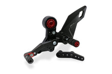 Load image into Gallery viewer, Ducati Monster 937 2021-2023 CNC Racing Adjustable Rearsets For Rider Black/Red