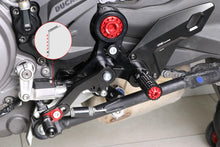 Load image into Gallery viewer, Ducati Monster 937 2021-2023 CNC Racing Adjustable Rearsets For Rider Black/Red