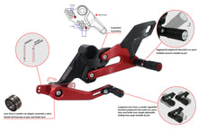 Load image into Gallery viewer, Aprilia RS660 2021-2022 CNC Racing Adjustable Rearsets Footrests 3 Colors New