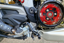 Load image into Gallery viewer, Ducati Multistrada V4 /S 2021-2023 CNC Racing Adjustable Levers Rearsets Kit BLK