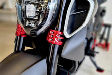 Load image into Gallery viewer, Ducati Diavel V4 2023-2024 CNC Racing Triple Clamps Yokes &amp; Tube Kit Red