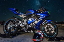 Load image into Gallery viewer, Luimoto raven blue seat cover for Yamaha YZF-R6 2003-2005 — Euro Motards — view 2