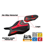 Load image into Gallery viewer, Ducati Panigale V2 2025 TPZ Italia Anti-Slip Seat Cover Set Asia Velvet Effect