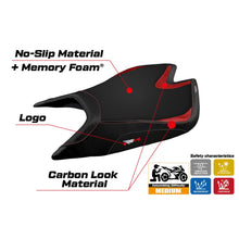 Load image into Gallery viewer, TPZ Italia Leon comfort foam seat cover for Aprilia RSV4 2021-2022 — Euro Motards