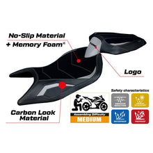 Load image into Gallery viewer, TPZ Italia Sparta comfort foam seat cover for Aprilia Tuono 660 2021-2022 — Euro Motards — view 2