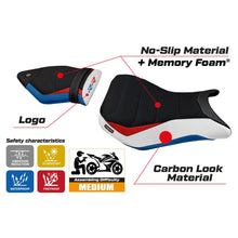 Load image into Gallery viewer, TPZ Italia Vittoria HP comfort foam seat cover for BMW S1000RR 2015-2018 — Euro Motards — view 2