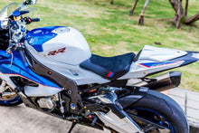 Load image into Gallery viewer, Luimoto motorsports edition suede rider seat cover for BMW S1000RR 2015-2018 — Euro Motards