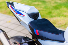 Load image into Gallery viewer, Luimoto motorsports edition suede rider seat cover for BMW S1000RR 2015-2018 — Euro Motards — view 2