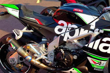 Load image into Gallery viewer, Luimoto team italia suede rider seat cover for Aprilia RSV4 RSV-4 2009-2020 — Euro Motards