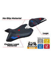 Load image into Gallery viewer, TPZ Italia Nashik ultra-grip seat cover for Yamaha R125 2016-2018 — Euro Motards — view 5