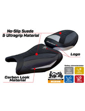 Load image into Gallery viewer, Suzuki Hayabusa GSXR 1300 2021-2025 TPZ Italia Denia Velvet UltraGrip Seat Cover