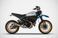 Load image into Gallery viewer, Zard Euro 5 slip-on logo end-cap silencer for Ducati Scrambler Desert Sled 2021-2023 — Euro Motards