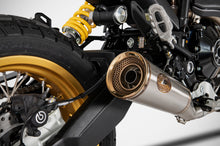 Load image into Gallery viewer, Zard Euro 5 slip-on logo end-cap silencer for Ducati Scrambler Desert Sled 2021-2023 — Euro Motards — view 5