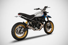 Load image into Gallery viewer, Ducati Scrambler Desert Sled 2021-2023 Zard Exhaust Slipon Logo&amp;EndCap Euro 5
