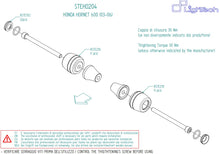 Load image into Gallery viewer, Honda CB600F Hornet 600 2003-2006 Lightech Crash Frame Sliders Protectors Kit