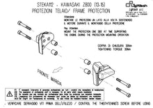 Load image into Gallery viewer, Kawasaki Z800 2013-2016 Lightech Crash Frame Sliders Protectors Kit 3 Colors New