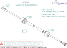Load image into Gallery viewer, Kawasaki Z750 Z1000 2003-2006 Lightech Crash Frame Sliders Protectors Kit