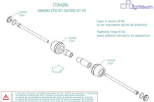 Load image into Gallery viewer, Kawasaki Z750 2007-2012 Z1000 2007-2009 Lightech Crash Frame Sliders Protectors