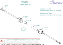 Load image into Gallery viewer, Kawasaki Ninja 650 EX650 2021-2024 Lightech Crash Frame Sliders Protectors Kit