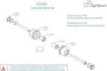 Load image into Gallery viewer, Suzuki GSXR 1000 2007-2008 Lightech Crash Frame Sliders Protectors Kit New