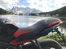 Load image into Gallery viewer, TPZ Italia anti-slip seat cover for Triumph Street Triple 2013-2016 — Euro Motards